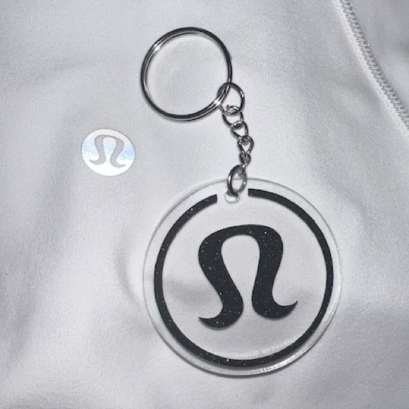 Lululemon Logo-Inspired Resin Keychain – Handmade - Picture 1 of 4